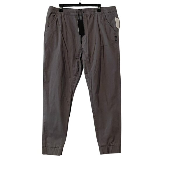 NWT Silver Jeans Co. Ashton Classic Fit Straight Leg Jogger Pants in Gray Sz. XL - Picture 1 of 6
